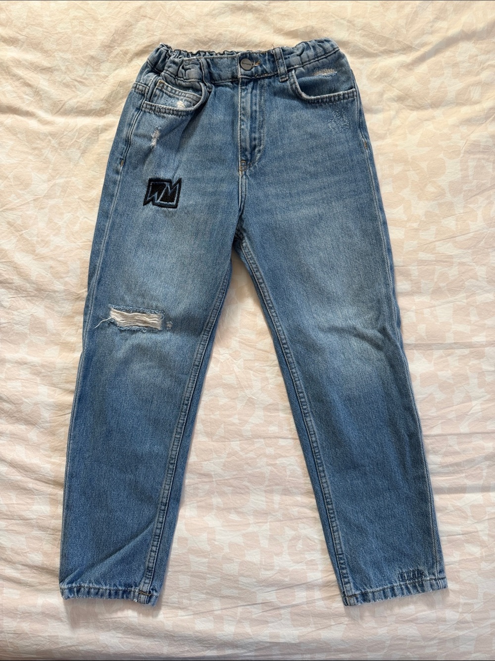 nununu boy’s Casual Jeans with Distressed Detail